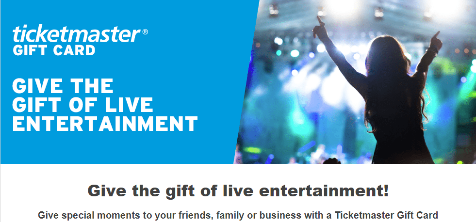 Ticketmaster Gift Card Contact 
